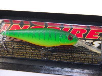 6 Inch 1.5 Ounce Slow Rise Suspending Jerkbait - Emerald Green Shiner  Pattern